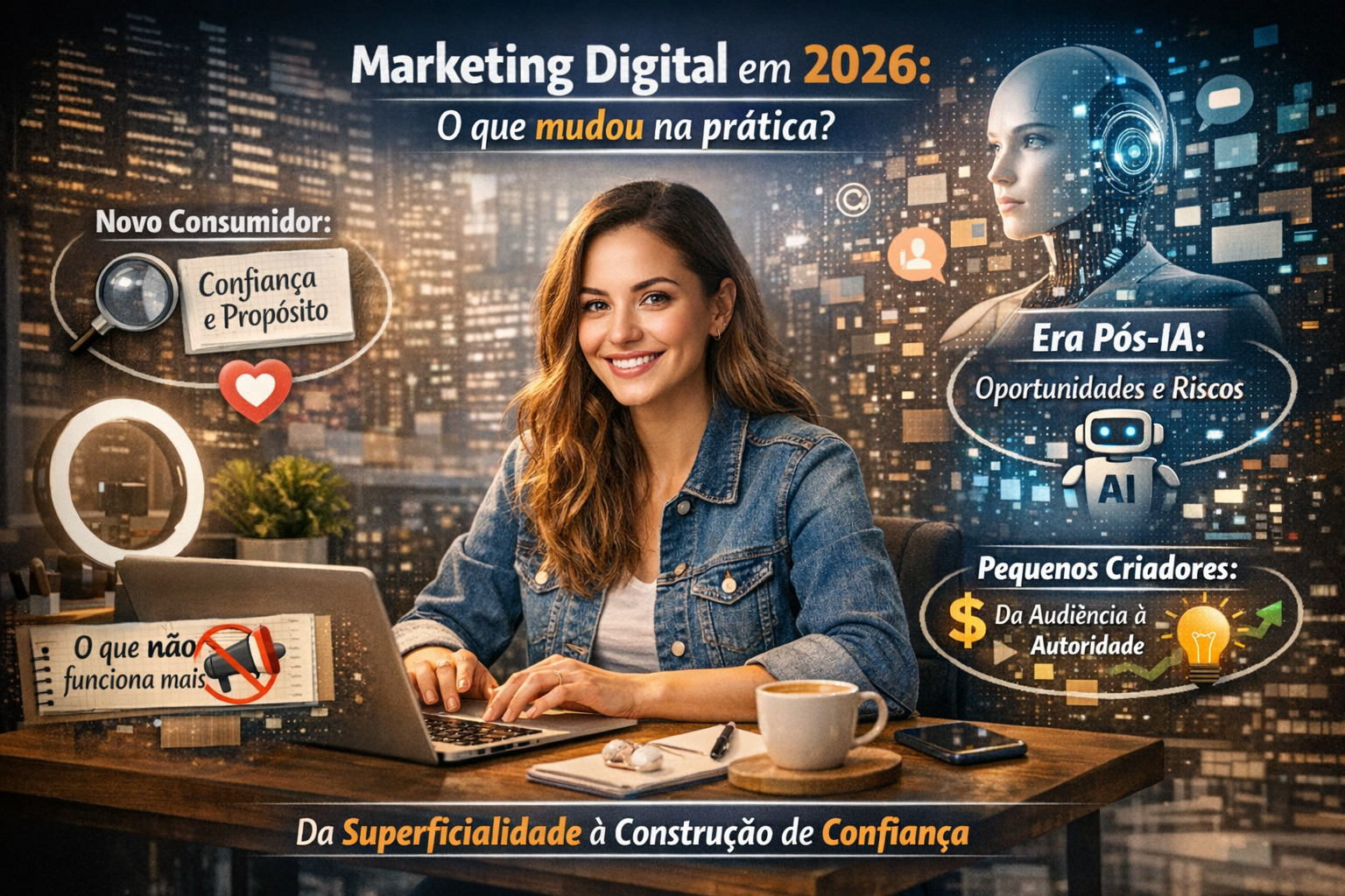 O que mudou e o que permanece no marketing digital em 2026: minha visão na prática